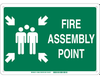 Fire Assembly Point Sign - 139592 - Brady Corporation
