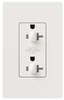Duplex/Single Receptacle -- CAR-20-DDTR-WH - Image