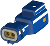 Plug Housing, 2Pos, Pbt, Blue; Product Range Edac - 78Y9689 - Newark, An Avnet Company