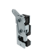Rotary Push-to-Close Latch, Small Size, Single Stage, with Integrated Bumper, Bottom Trigger, 7.2 mm Through Hole, Steel, Zinc Plate, Bright chromate - R4-10-10-505-10 - Southco