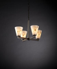 FAL-8829-50-DBRZ Mid. Chandeliers-Glass Up - 497850 - Capital Lighting, Inc.