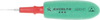 Excelta Three Star Mini Spatula - 260D-ET - 0.25 in Tip Width - 2 3/4 in Length - Plastic Handle - EXCELTA 260D-ET - R. S. Hughes Company, Inc.