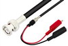 BNC Male to Alligator Clip Cable 36 Inch Length Using 93 Ohm RG62 Coax - PE34532-36 - Pasternack