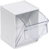 Individual Clear Tip Out Bin, White; Bin Colour Quantum Storage - 44AC7057 - Newark, An Avnet Company