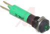 INDICATOR, 8MM, GREEN, 24V, BLACK BEZEL - 70117702 - Allied Electronics, Inc.