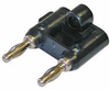 Banana Plug, Double, Black. -- CA-MDPBLACK - Image