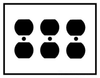 Standard Wall Plate - SSO83 - Legrand - Pass & Seymour