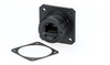 Category 6, Ruggedized Flange Mount, Anodized finish -- T6C00015
