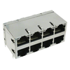 Modular Connector Jacks With Magnetics -- 0863-2X4R-54-F - Image