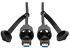 USB-A Male to USB-A Male Cable, SuperSpeed, 3.0/3.1, Industrial, 3 ft. (1 m) - IP67, Shielded, TAA -- U325-003-IND