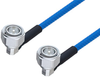 Plenum 4.3-10 Male Right Angle to 4.3-10 Male Right Angle Low PIM Cable 100 CM Length Using SPP-250-LLPL Coax , LF Solder - PE3C4146-100CM - Pasternack