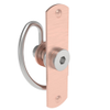 Compression Latch, Self-Adjusting, Medium Size, Tool Locking, Hex Recess, Weld Installation, Smooth Spring, Steel, Copper Plated, Bright - 57-10-802-50 - Southco