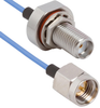 Coax Cable, Sma Rp Plug-Blkhd Jack, 6; Connector To Connector Amphenol Sv Microwave - 17AJ3721 - Newark, An Avnet Company