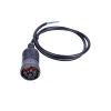 J1939 male connector extension cable to end stripped and tinned - QLC16065 - QL-Custom Technology Limited