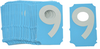 BradyGlo Gothic Quik Align Number 9 - 6004-9 - Brady Corporation
