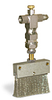 (Formerly A2261-5X04), Valve Brush, 2 1/4” X 3/8” Flat Stainless Steel, 1/8” Female NPT Inlet - A2261-SF1BHW - Oil-Rite Corp.