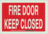 Glow-in-the-Dark Fire & Exit Sign - 90627 - Brady Corporation