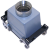 Standard, Rectangular Hood, size 66.4, Double Latch with gasket, Top PG29 cable entry - CAV-50G29 - Mencom Corporation