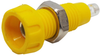 Banana Jack, 10A, Solder, Yellow; Gender Deltron Components - 45M6895 - Newark, An Avnet Company