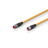 ZK4000-6261-0xxx | Motor connection cable 0.5 mm² with M12 plug, drag-chain suitable -  - Beckhoff Automation LLC