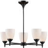 10155/5DR-WS Mid. Chandeliers-Glass Up - 638217 - Capital Lighting, Inc.