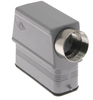 Standard, Rectangular Hood, size 66.16, 2 Pegs, Side PG21 cable entry - CZAO-25L21 - Mencom Corporation