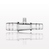 Straight Connector with Female Luer Lock Port - 73320 - Qosina Corp.