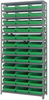 Open Shelving, 13Shelves, 36Bins, Green; Shelving Unit Type Quantum Storage - 44AC8828 - Newark, An Avnet Company