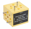 WR-10 Magic Tee Waveguide Using UG-387/U-Mod Round Cover Flange and Operating from 75 GHz to 110 GHz -- FMWMT1000
