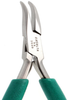 Excelta Two Star Stainless Steel Smooth Needle Nose Angled Needle Nose Gripping Pliers 2629 - 4 3/4 in Length - Foam Cushion Grip - EXCELTA 2629 - R. S. Hughes Company, Inc.