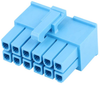 Conn Housing, Rcpt, 8Pos, 4.2Mm, Blu; Product Range Molex - 21AJ9749 - Newark, An Avnet Company