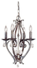 Light Mini Chandelier - F1800/4PBR - Murray Feiss Lighting