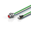 ZK7224-AR00-Axxx | B17, ENP cable, PUR, 4 x 1.5 mm² + (1 x 4 x AWG22), drag-chain suitable, key 1 (2 x 24 V DC) -  - Beckhoff Automation LLC
