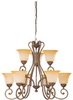 31432-71 Mid. Chandeliers-Glass Up - 754263 - Capital Lighting, Inc.