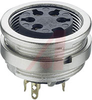 Socket; 5; 0.75 sq. mm; 5 A; 60 VAC; 10^12 Ohms; PA GF; -3 pF; 10.7 in. - 70151541 - Allied Electronics, Inc.