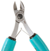 Excelta Five Star Round Diagonal Semi-Flush Carbon Steel Semi-Flush Cutting Plier 7140E - 5 3/4 in Length - Foam Cushion Grip - EXCELTA 7140E - R. S. Hughes Company, Inc.