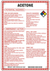 Brady B-120 Fiberglass Reinforced Polyester Rectangle White Chemical, Biohazard, Hazardous & Flammable Material Sign - 7 in Width x 10 in Height - TEXT: ISOPROPYL ACETATE - 48876 - 754476-48876 - R. S. Hughes Company, Inc.