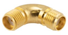 Radius RA SMA Female to SMA Female Adapter with Gold Plated Stainless Steel Body - FMAD1195 - Fairview Microwave Inc.