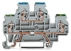Double-deck terminal block - Through terminal block - Ground terminal block -- 870-527