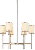 626-PN Mid. Chandeliers-Drum Shades - 781001 - Capital Lighting, Inc.
