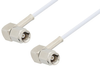 SMC Plug Right Angle to SMC Plug Right Angle Cable 12 Inch Length Using RG196 Coax, RoHS - PE3598LF-12 - Pasternack