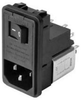 Power Entry Module, Plug, 4A; Connector Type Schaffner - 37K6072 - Newark, An Avnet Company