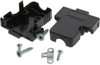 D-Sub Backshell, De, 180Deg, Abs/pc; Product Range Molex/fct - 26AH0537 - Newark, An Avnet Company