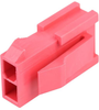 Conn Housing, Plug, 2Pos, 2Row, Red; Product Range Molex - 21AJ9756 - Newark, An Avnet Company