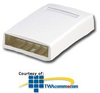 Panduit® Mini-Com Surface Mount Boxes - CBX4-A - TelephoneStuff.com