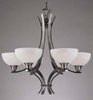 29773-BS Mid. Chandeliers-Glass Up - 790295 - Capital Lighting, Inc.