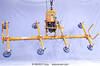 Eight Pad Electric Powered Vacuum Lifter with Powered Tilt - ET100M8-120-4/44 - ANVER Corporation