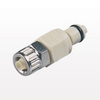 PMC12 Series Coupling Insert, Shutoff Polypropylene In-Line Ferruleless Polytube Fitting - PMCD200412 - Qosina Corp.