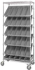Open Wire Shelving, 7Shelves, 18Bin, Gry; Shelving Unit Type Quantum Storage - 44AC8019 - Newark, An Avnet Company