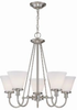 LS-19655PS/FRO Mid. Chandeliers-Glass Up - 662292 - Capital Lighting, Inc.
